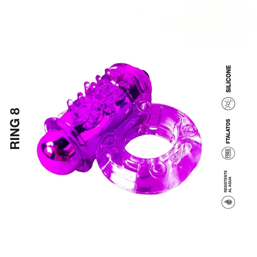 RING 8 - ANILLO VIBRADOR VIOLETA