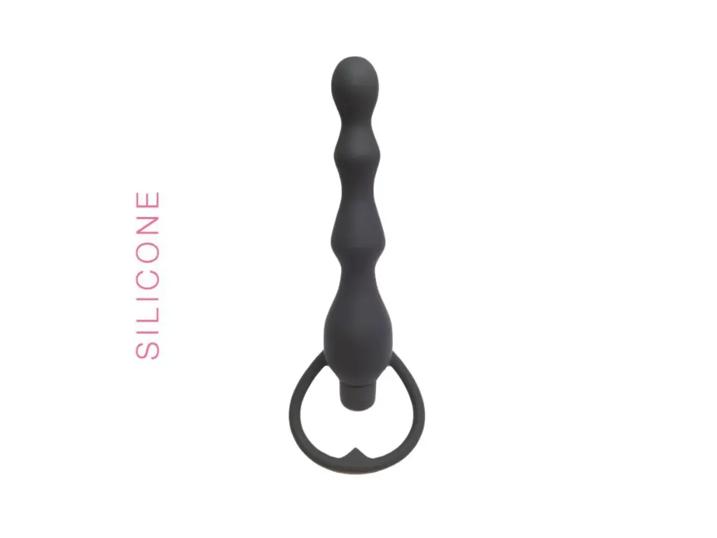 [ST-SI044-BLACK] Plug anal con vibro negro - Inexpusable
