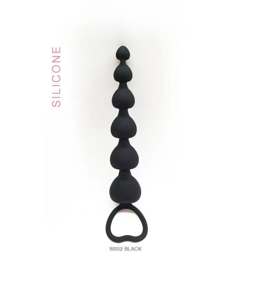 [ST-SI052-BLACK] Vara Anal Silicona Black
