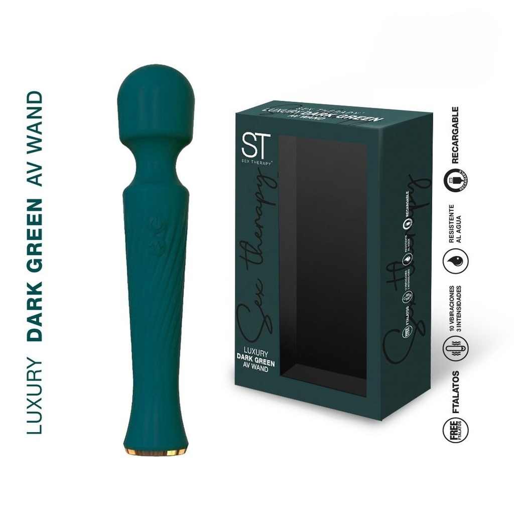 [ST-VB-0355] Luxury dark green av wand