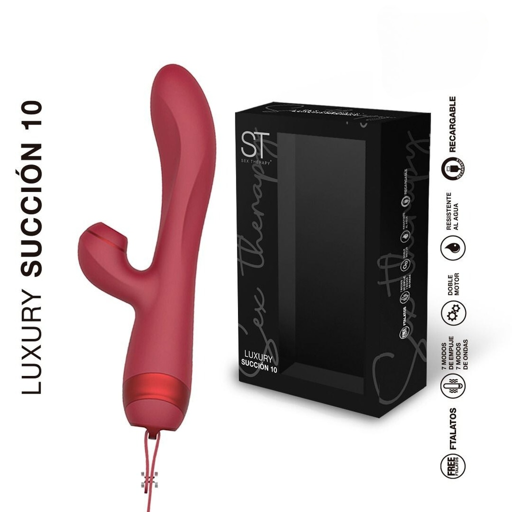 LUXURY SUCCION 10 - Vibrador con Succion