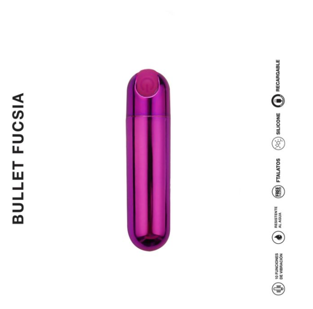 [ST-VB009-FUCSIA] Estimulador de clitoris BULLET FUCSIA