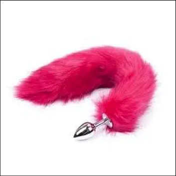 [ST-WB-031-FUCSIA] Plug Cola Zorro Blanca S