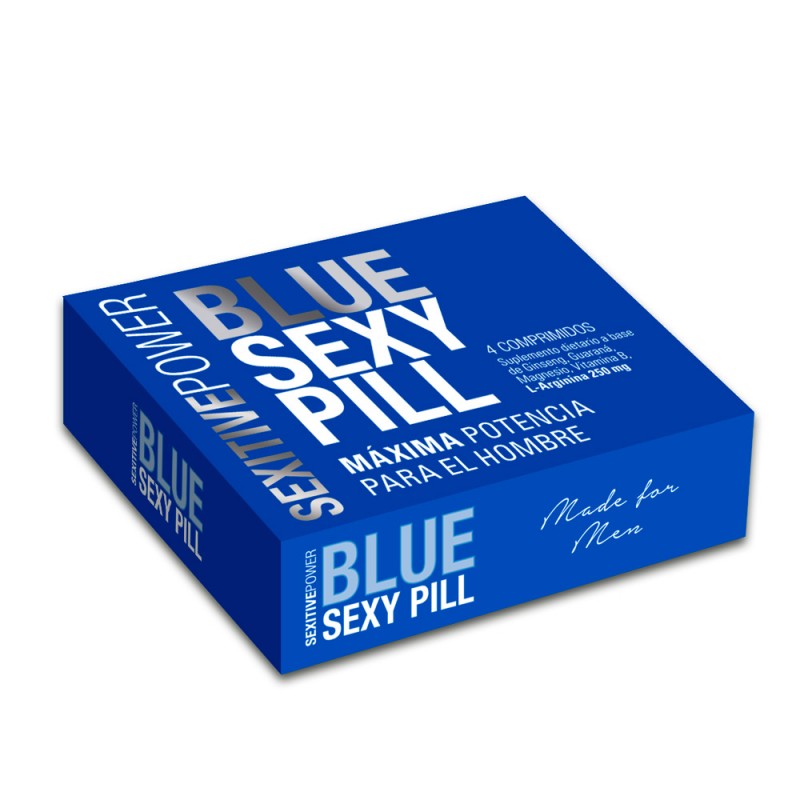 Blue Sexy Pill Vigorizante Masculino x4 Caps