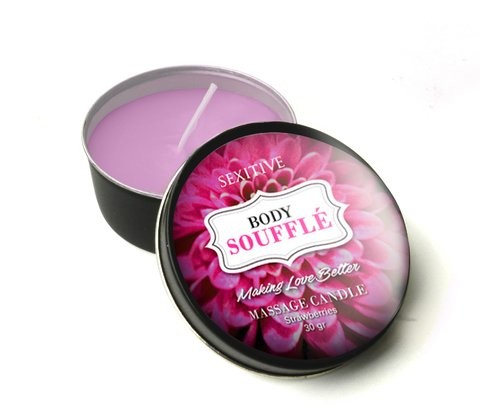 Massage Candle Body Souffle - STRAWBERRIES 30gr
