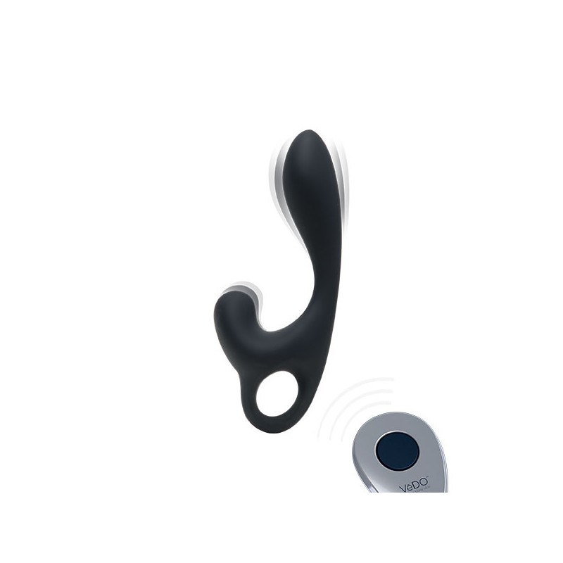 Cowboy Rechargeable Anal Vibe Negro