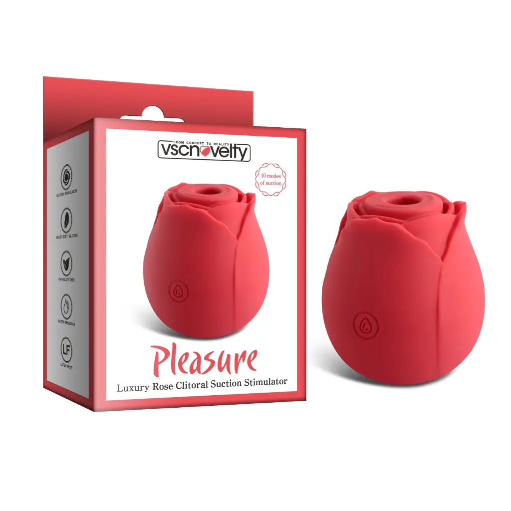 [VN-130207] Pleasure Luxury Rose Clitoral Suction Stimulator