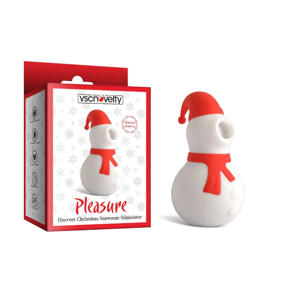 [VN-130208] Pleasure Discreet Christmas Snowman Stimulator