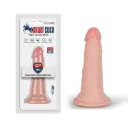 Consolador Knight Cock 3D de triple densidad de 6 pulgadas 