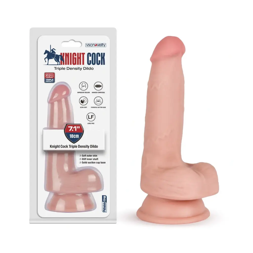 [VN-317010] Dildo Realistico Pellizcable. Triple Densidad