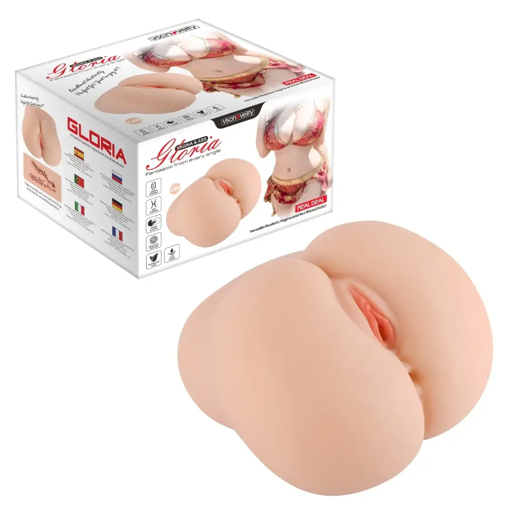 [VN-352025] Masturbador Realista Vagina y Ano - Gloria