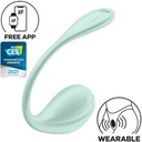 Satisfyer Smooth Petal Vibrating Egg - Green