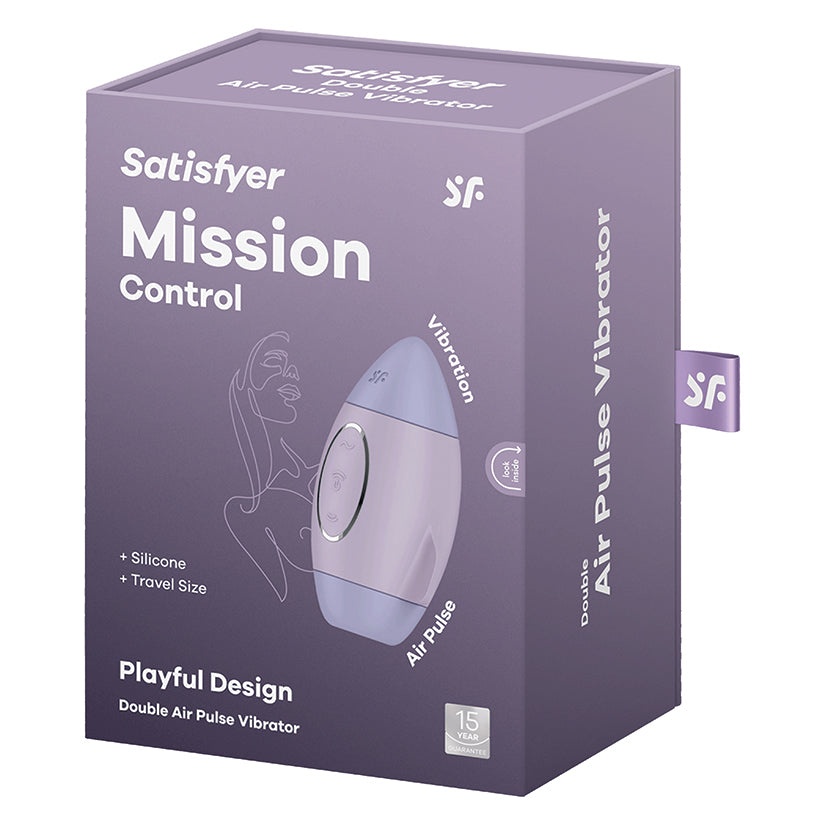 [J4065656] Satisfyer Mission Control Air Pulse Clitoral Stimulator