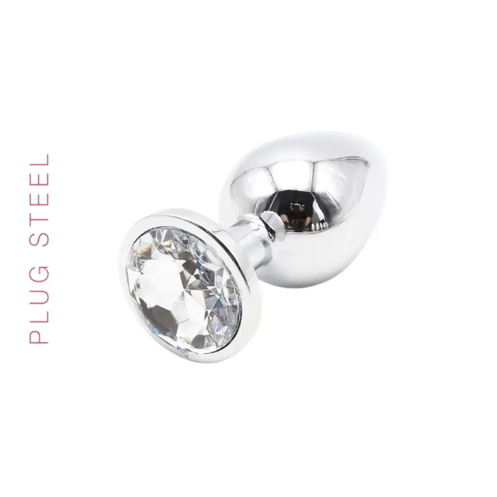 Anal Plug Steel White S