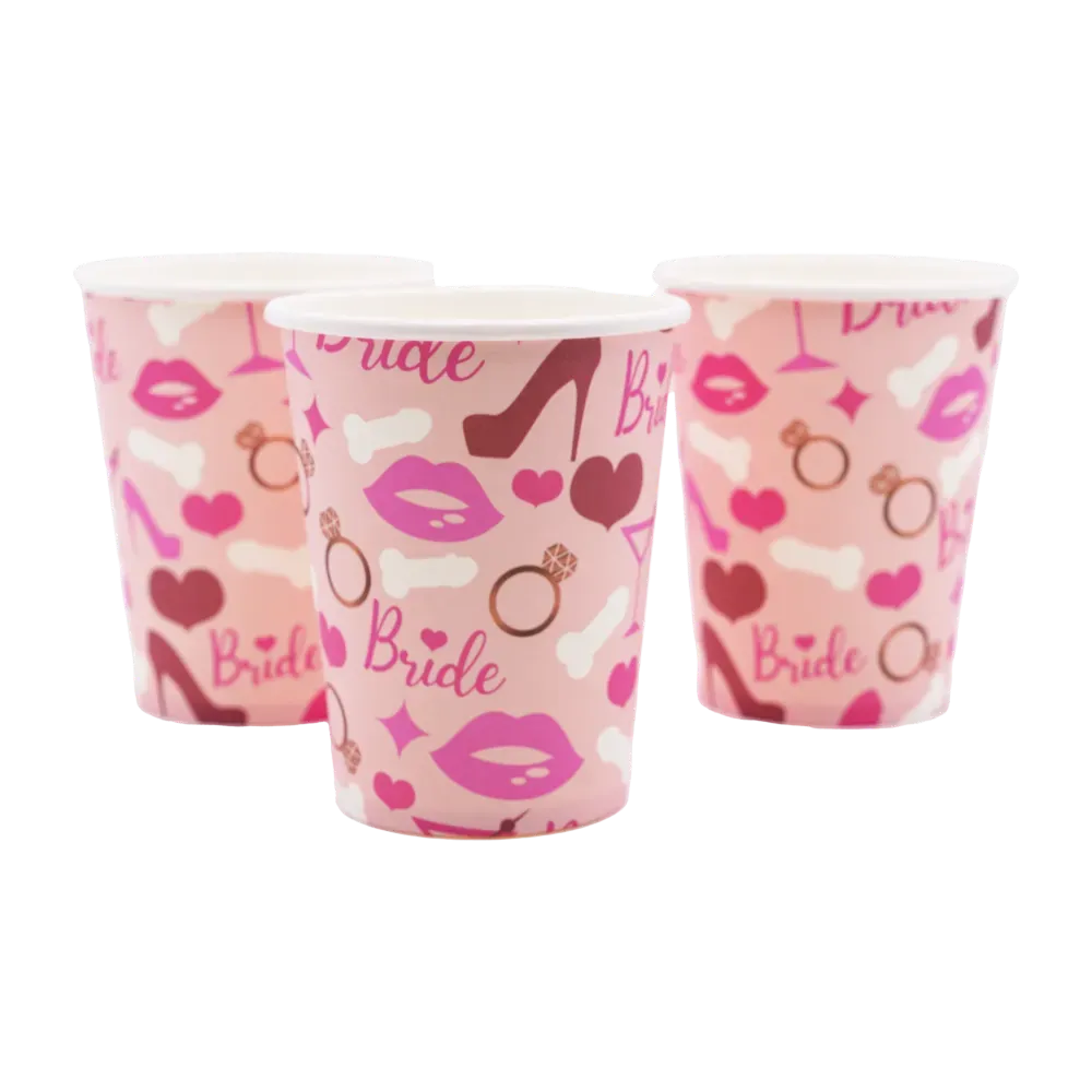 Vaso Polipapel Despedida de Soltera x6 un.