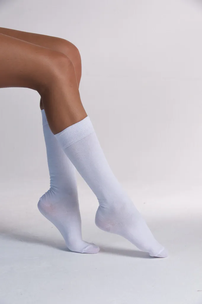 [4B304BLA] Medias 3/4 (Blanco)