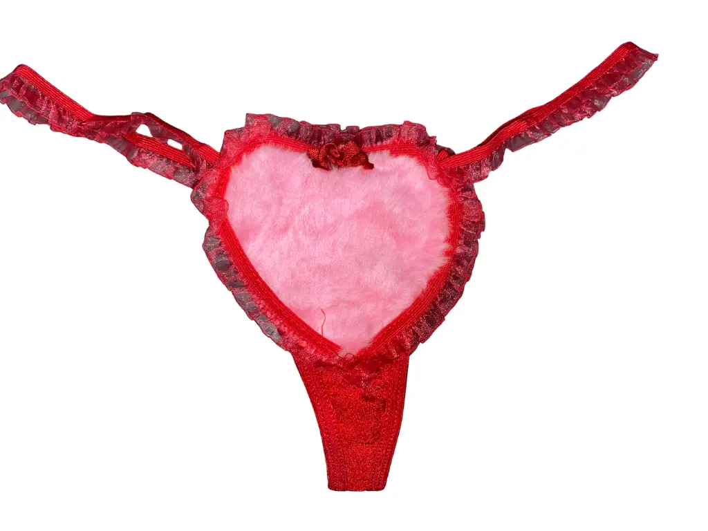 [M063RJO] Tanga Corazoncitos (Rojo)