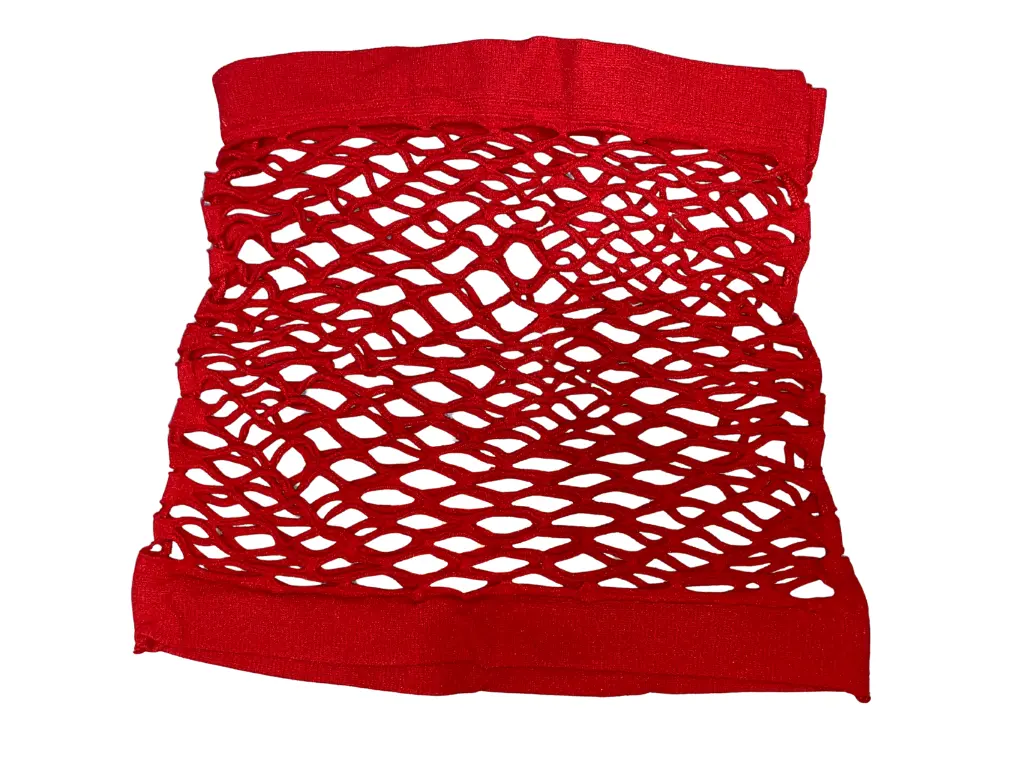 Minifalda De Red Elastizada