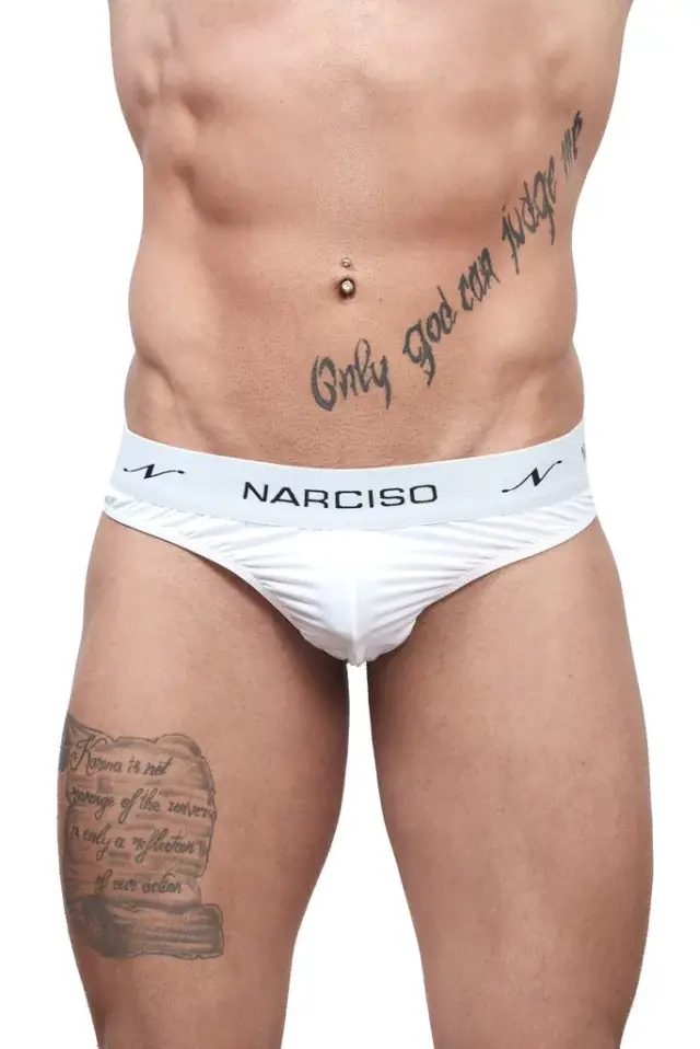 [NC010TMBLA] Tanga Masculina CAMILO (Blanco, TM)