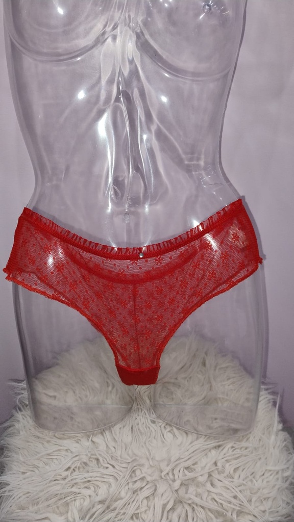 [PS1411BLA] Culotte en Plumeti (Blanco)