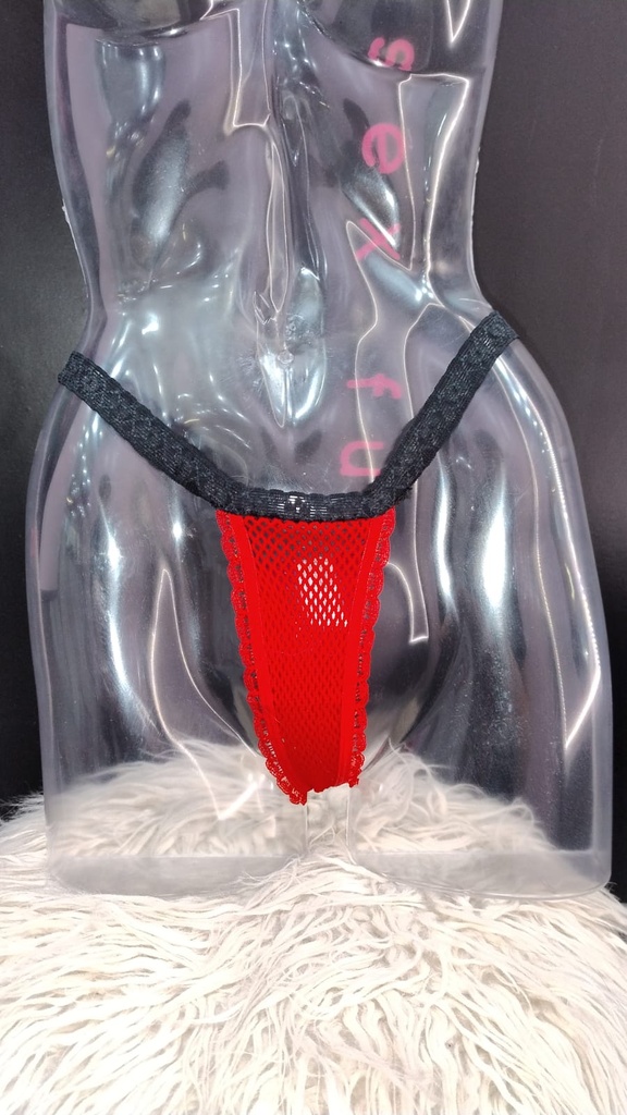 [PSN101BLA] Tanga de Red (Blanco)