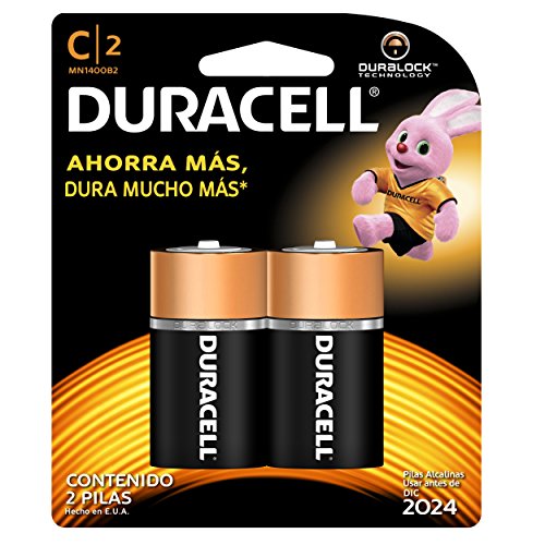 [P-15-2] Pilas C2 Duracell x 2 Unid