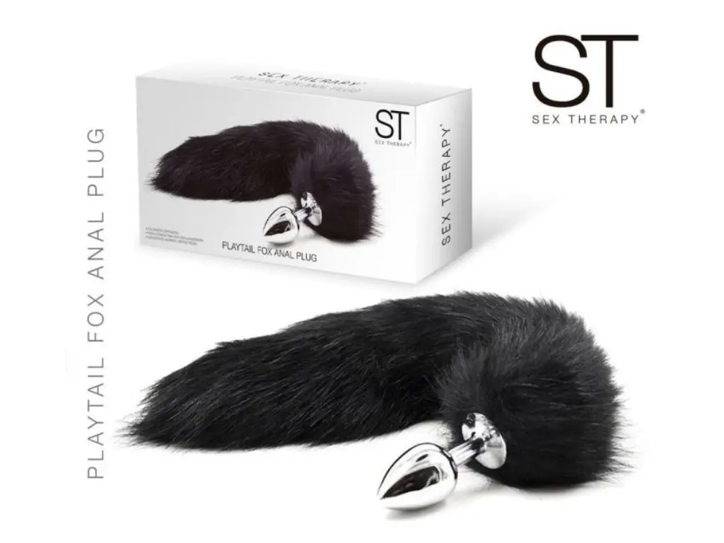 [ST-WB-031-BLACK] Playtail Fox Anal Plug Black