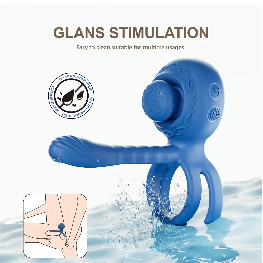 Ride & Vibe - Anillo Vibrador con Movimiento