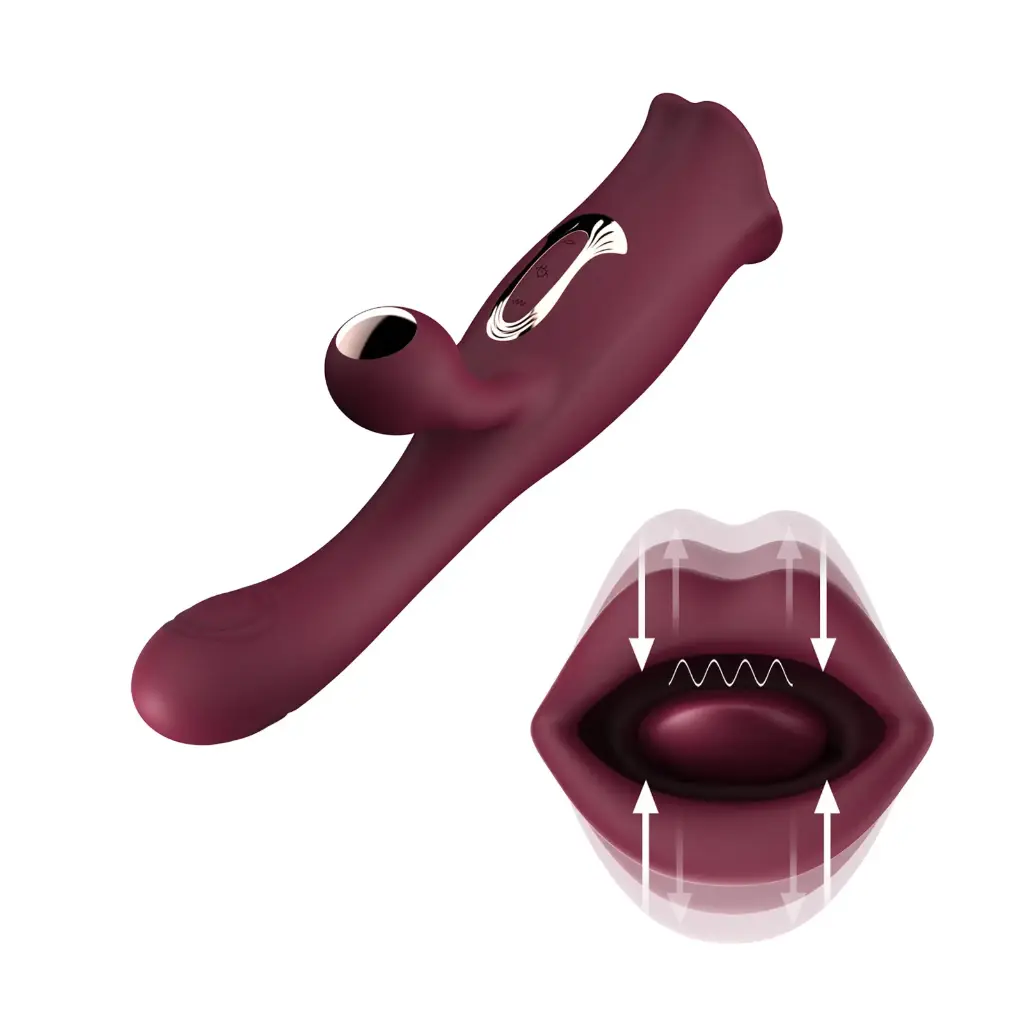 Double Trouble - Vibrador Rabbit y Boca