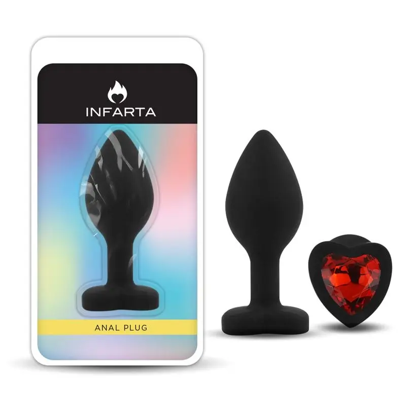Anal Plug Silicona Corazon - S