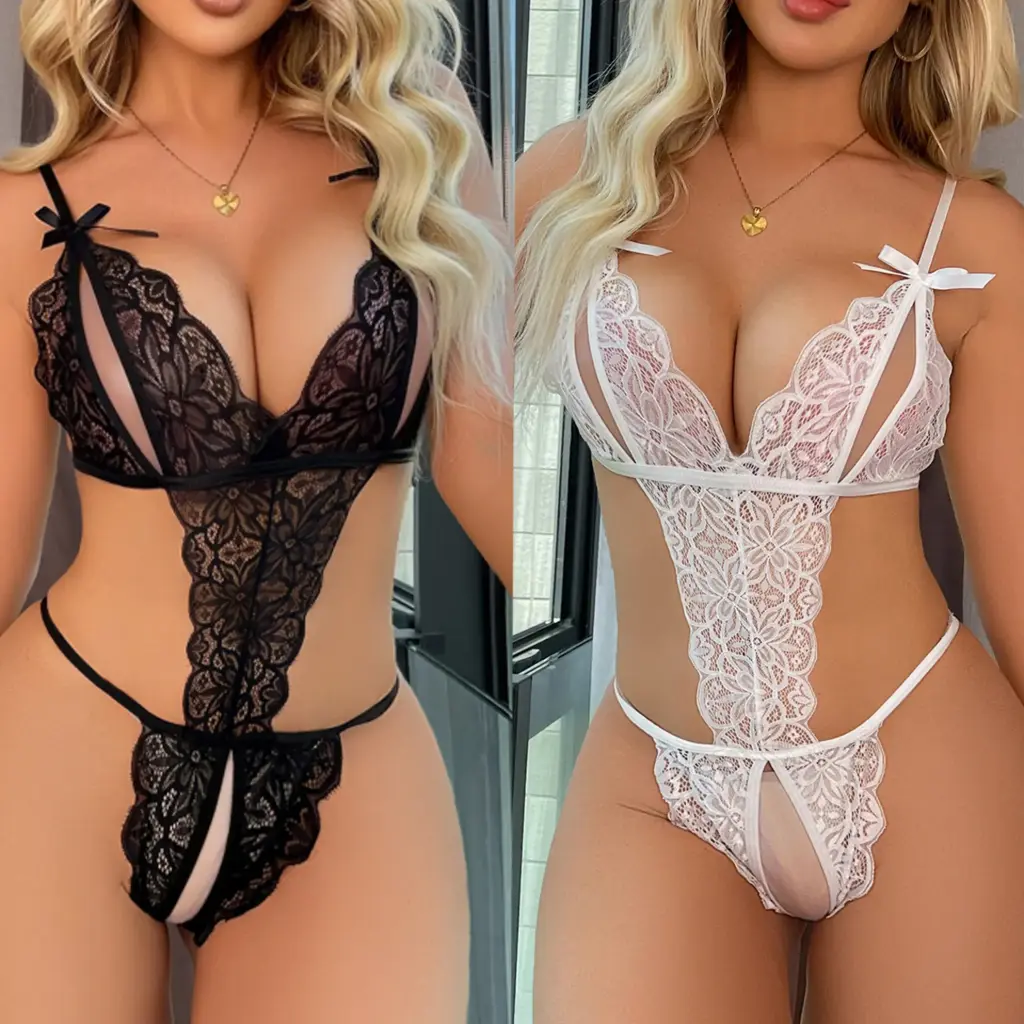 [MD7014BLA] Body Less Sexy Abierto (Blanco)