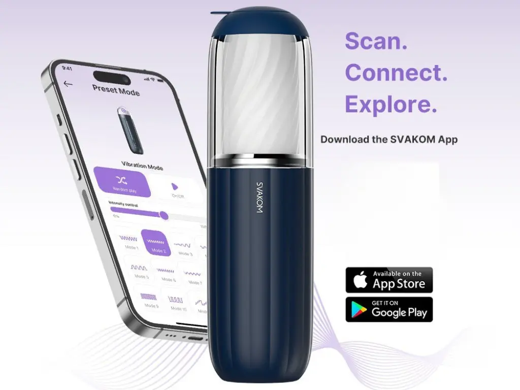 Svakom Alex Neo 2 Masturbador sube y baja  - Blue