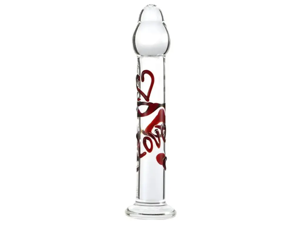 Glass Dildo Scarlet Kiss - Vidrio