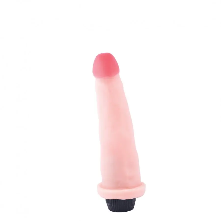 [SM-1045-0] Vara Vibro - Dildo con Vibracion 19cm (Piel)