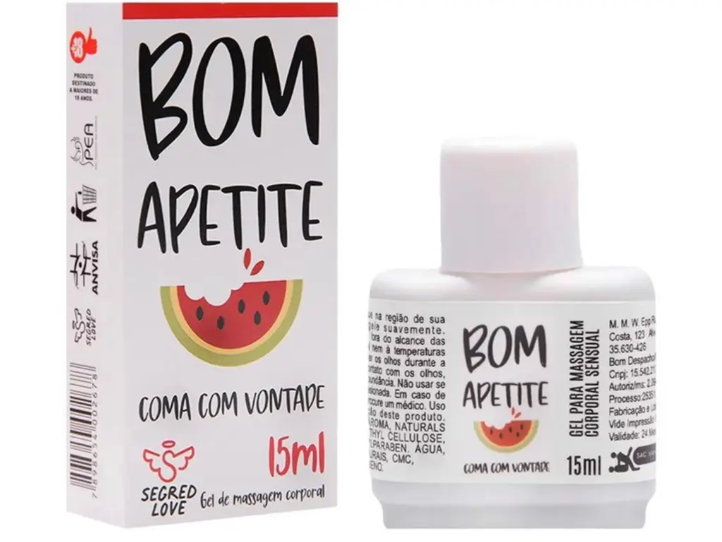 Bom Apetite – gel comestible Sandia con tatuaje temporal  (BOM APETITE)
