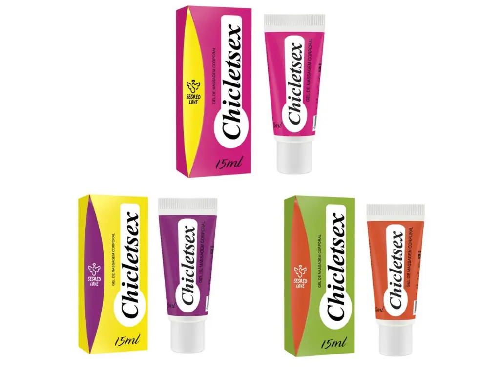 ChicletSex – Lubricante Saborizado Tutti Frutti con efecto frio/calor