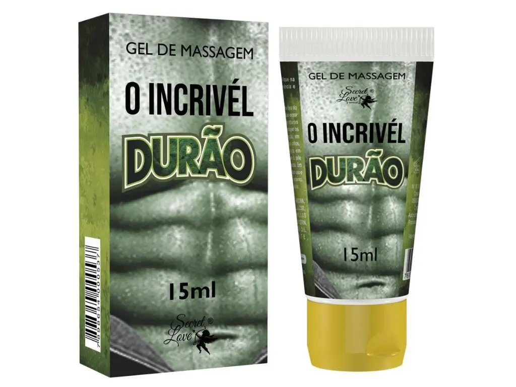 O Incrível Durão – gel masculino mas dura y grande 15 ml