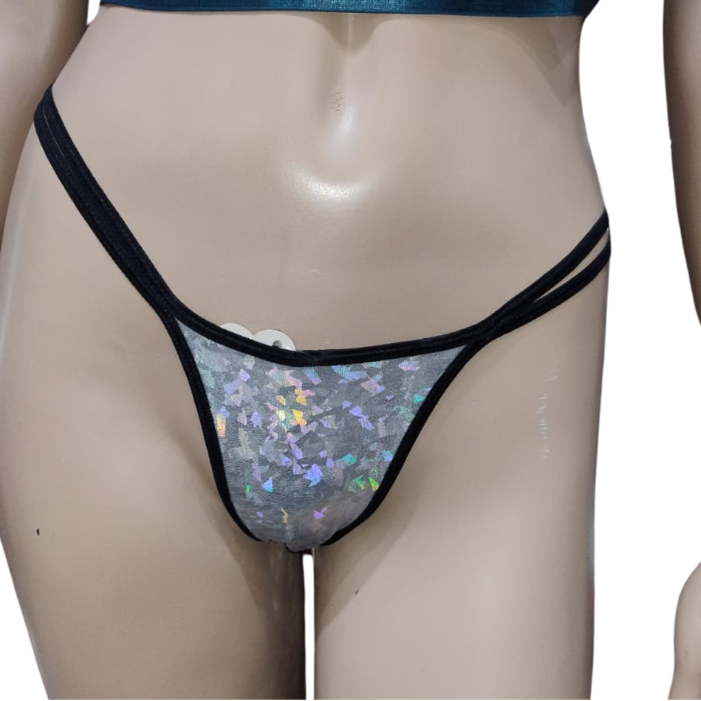 [M006PLA] Tanga Telas Especiales (GRIS)