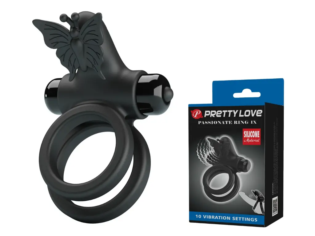 ANILLO VIBRADOR BUTTERFLY DOBLE ANILLO