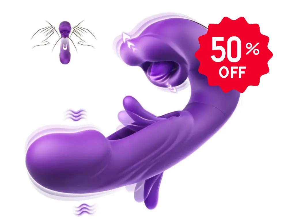 Vibrador 3 En 1 Lengua (Fallado)