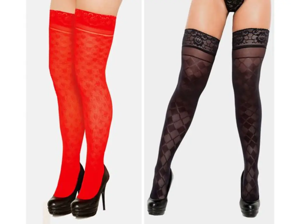 [MA131TMBLA] Medias Bucaneras Fantasia con Puntilla Siliconada (Blanco)