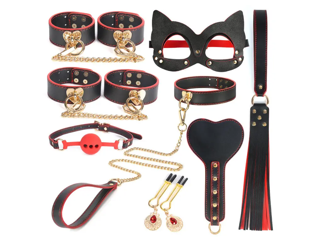 KIT BDSM Deluxe 9 Piezas