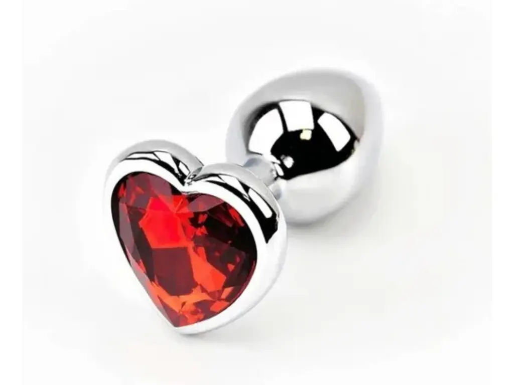 Plug L Anal Dilatador con Joya Corazon