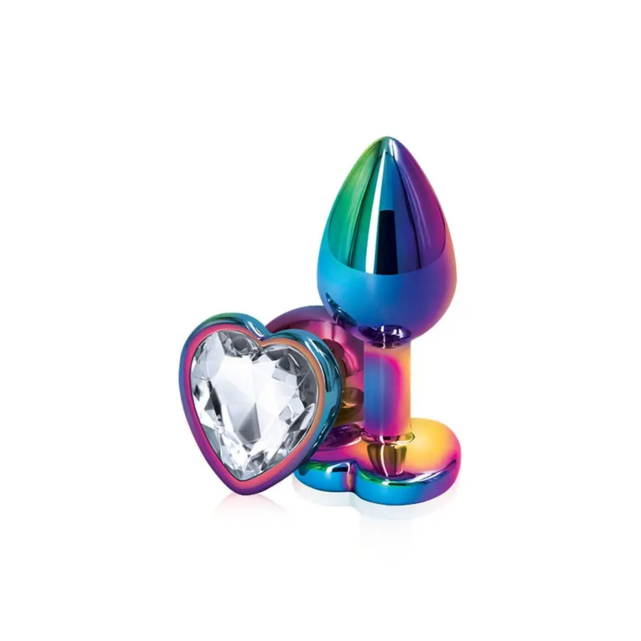 [NY-JS-010-L] Plug Tornasolado L Corazon