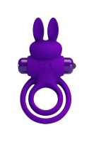 Anillo Vibrador doble Aro - Bunny Cock Ring