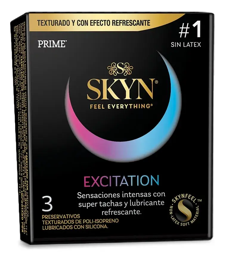 Preservativos Prime Skyn Excitation Sin Látex