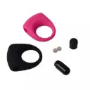 Anillo Vibrador a pilas clasico Rosa