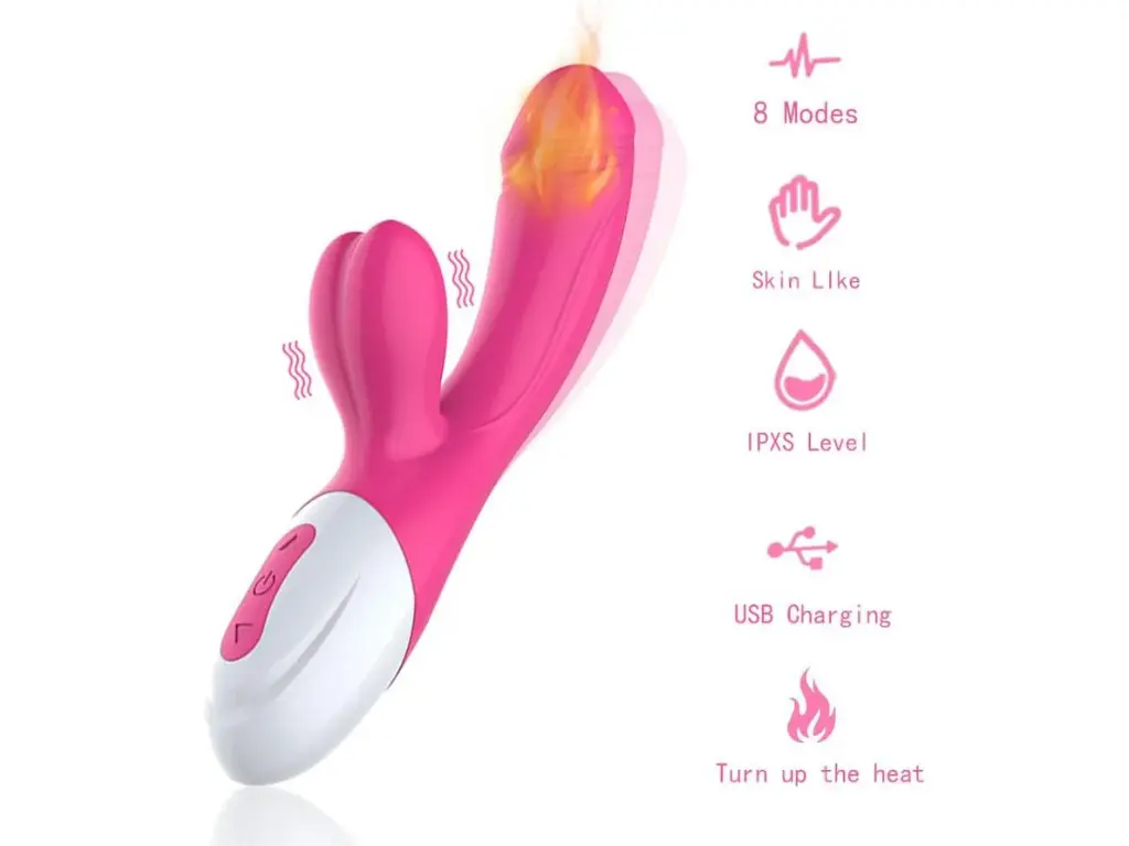[GM-ZDB009] Vibrador Rabbit con Temperatura