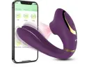 Vibrador Punto G y Succionador con APP