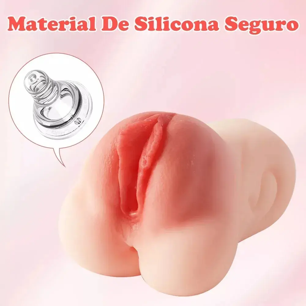 [MQ-111] Masturbador vagina y ano de silicona